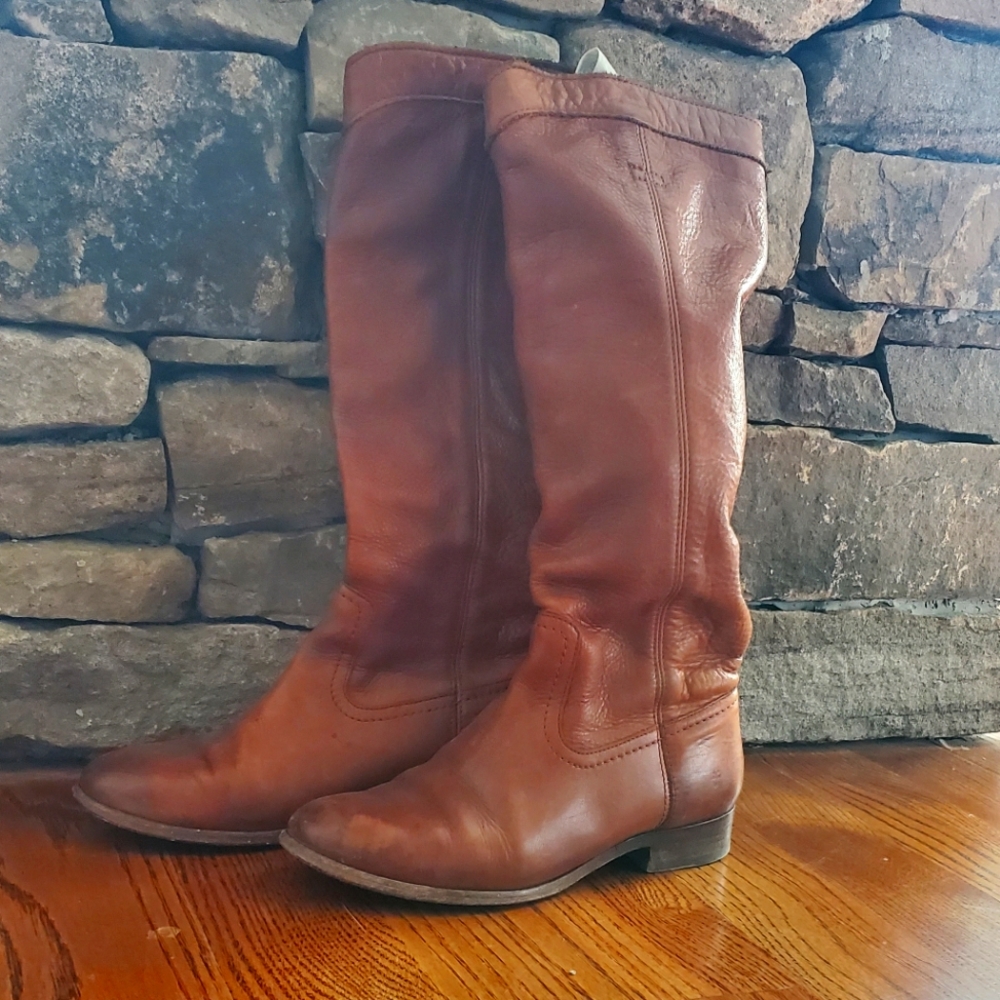 Frye Cara Roper tall riding boots